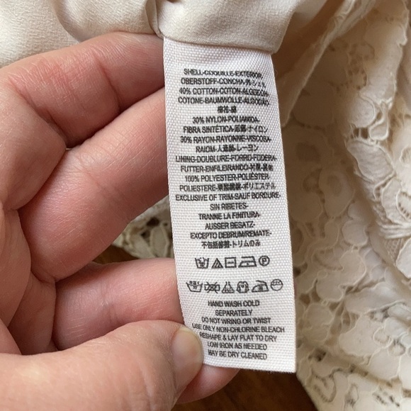 Free People lucky in love lace dress in shell size small - Picture 11 of 11